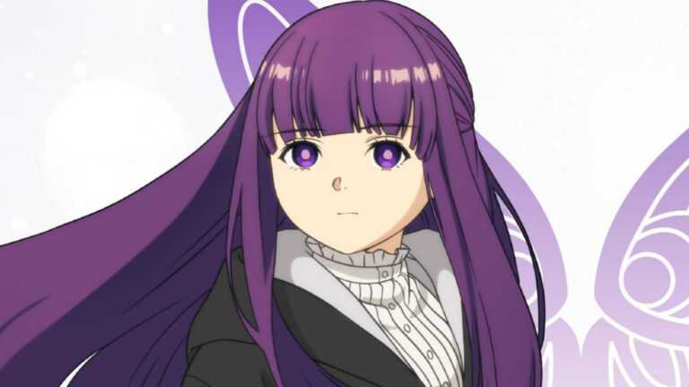 Close de Fern em imagem ligada ao anime Frieren.