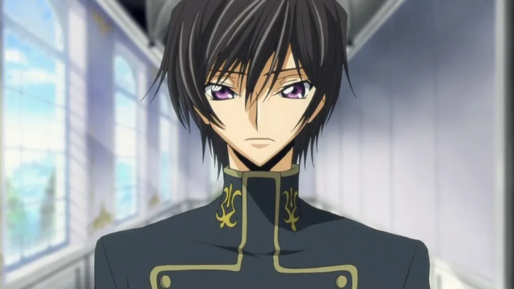 Lelouch vi Britannia em imagem oficial/promo do anime