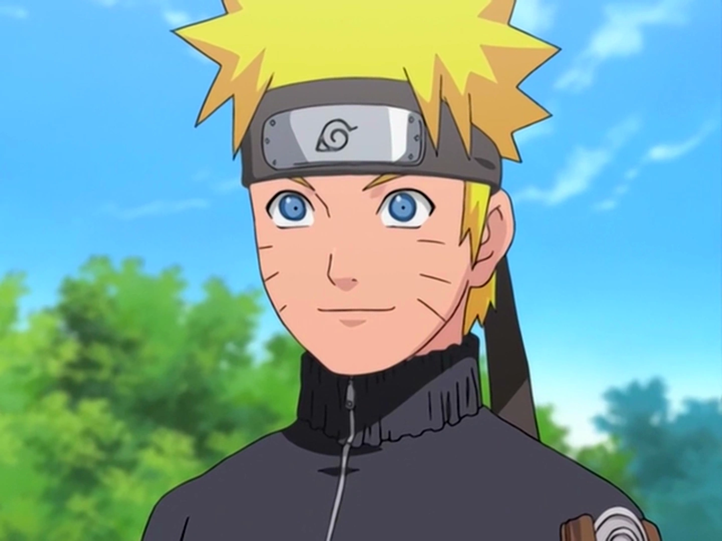 Naruto Uzumaki em cena do anime Naruto