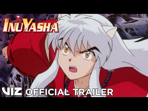 Cena do trailer de InuYasha com InuYasha e Kagome em ação