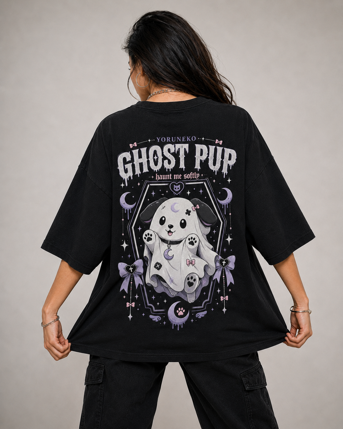 Camiseta Oversized Ghost Pup