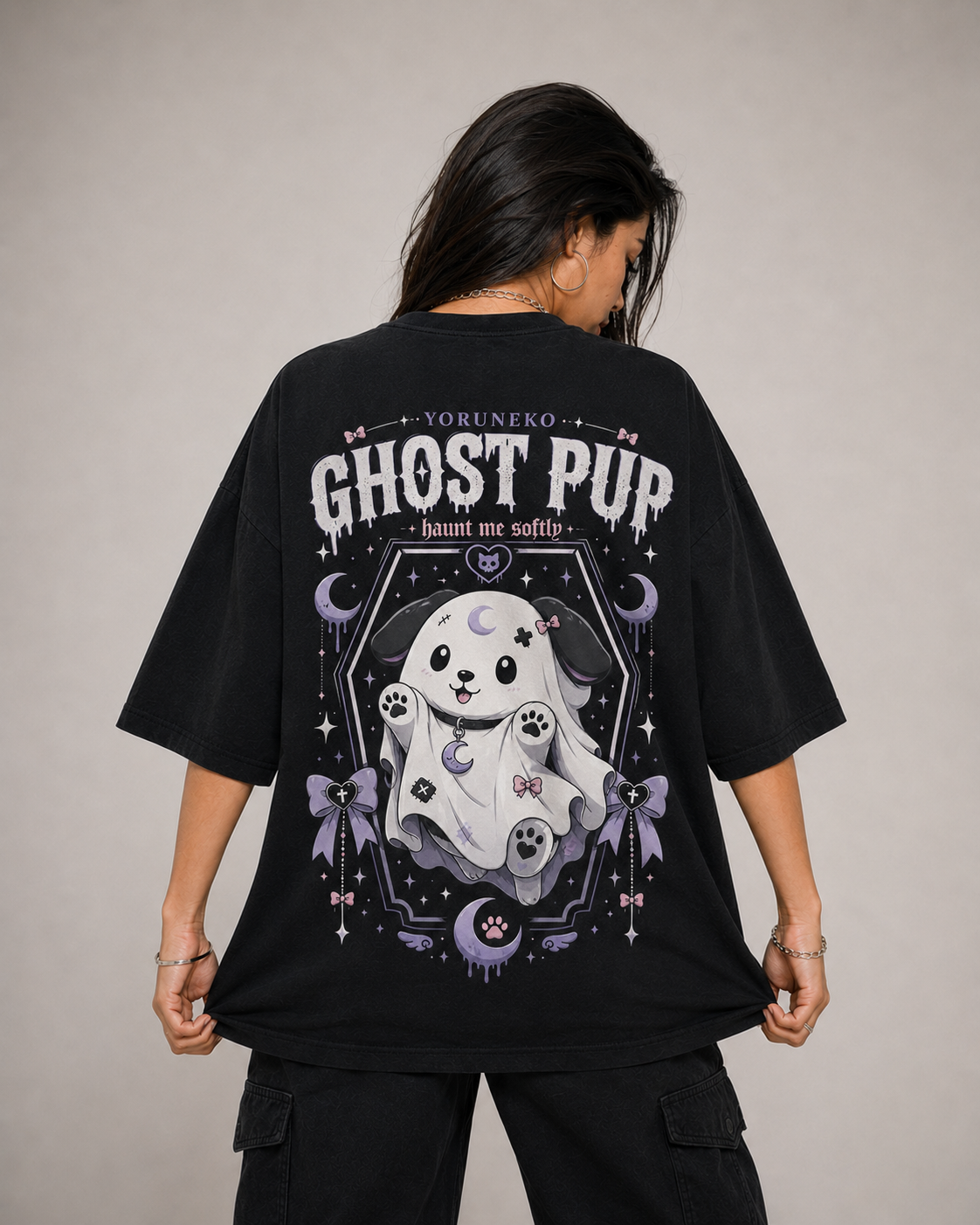 Camiseta Oversized Ghost Pup