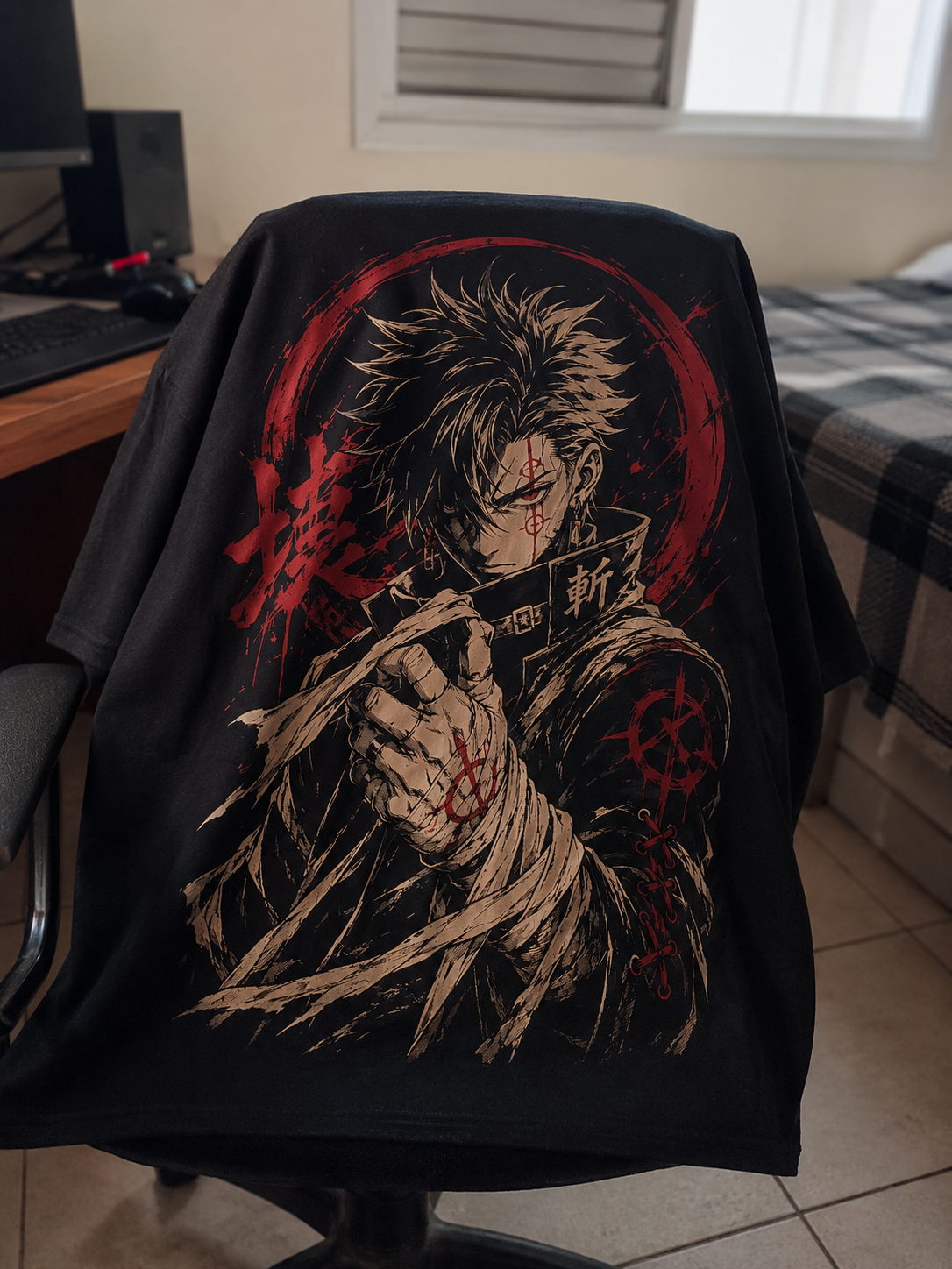 Camiseta Oversized Crimson Vow