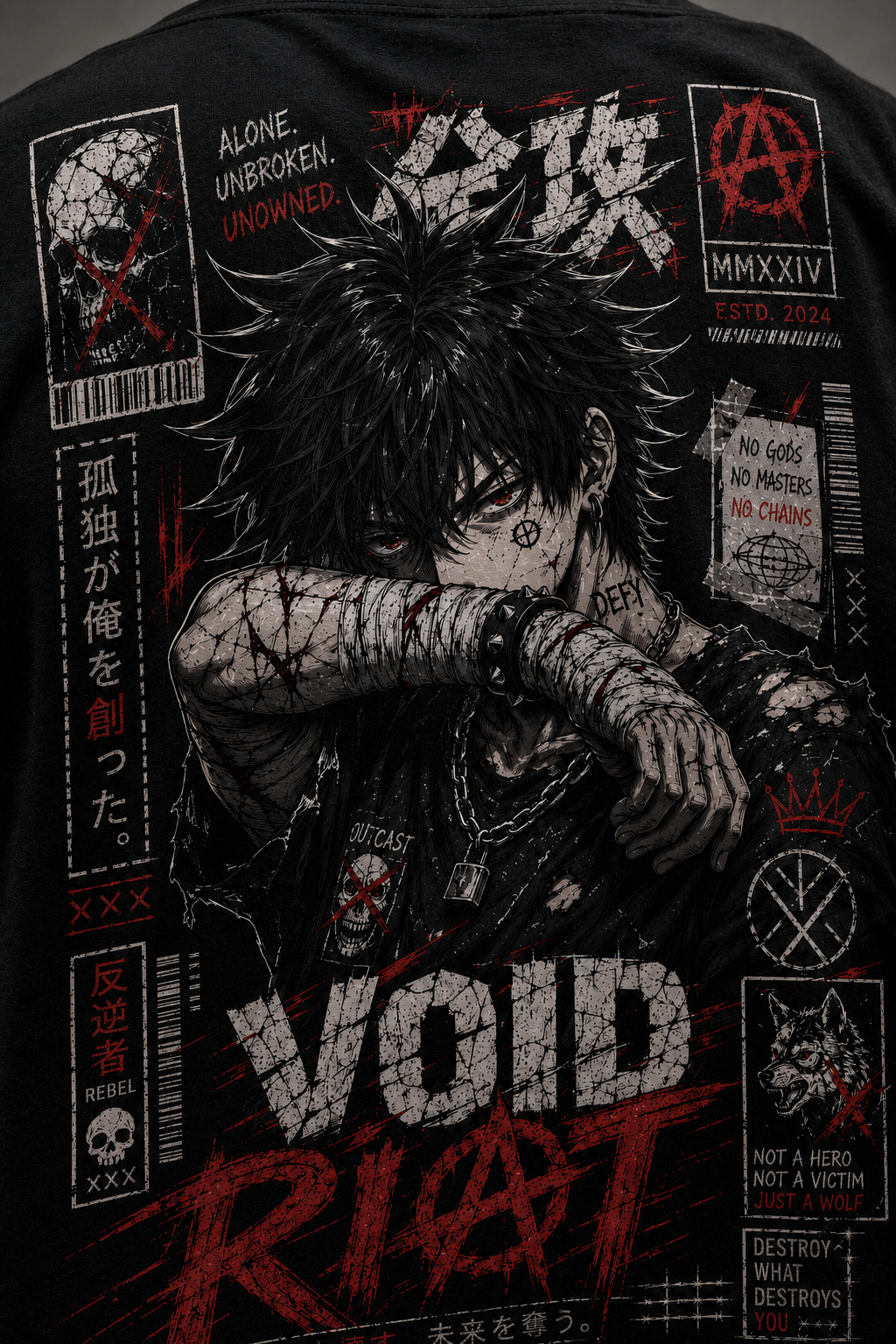 Camiseta Oversized Void Riot