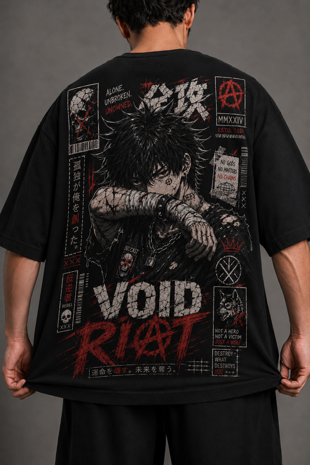 Camiseta Oversized Void Riot