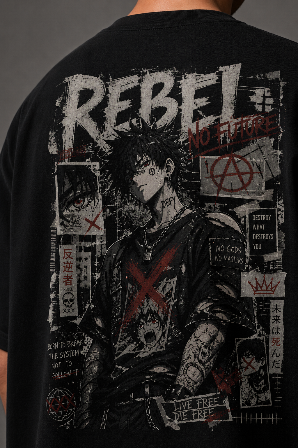 Camiseta Oversized Rebel