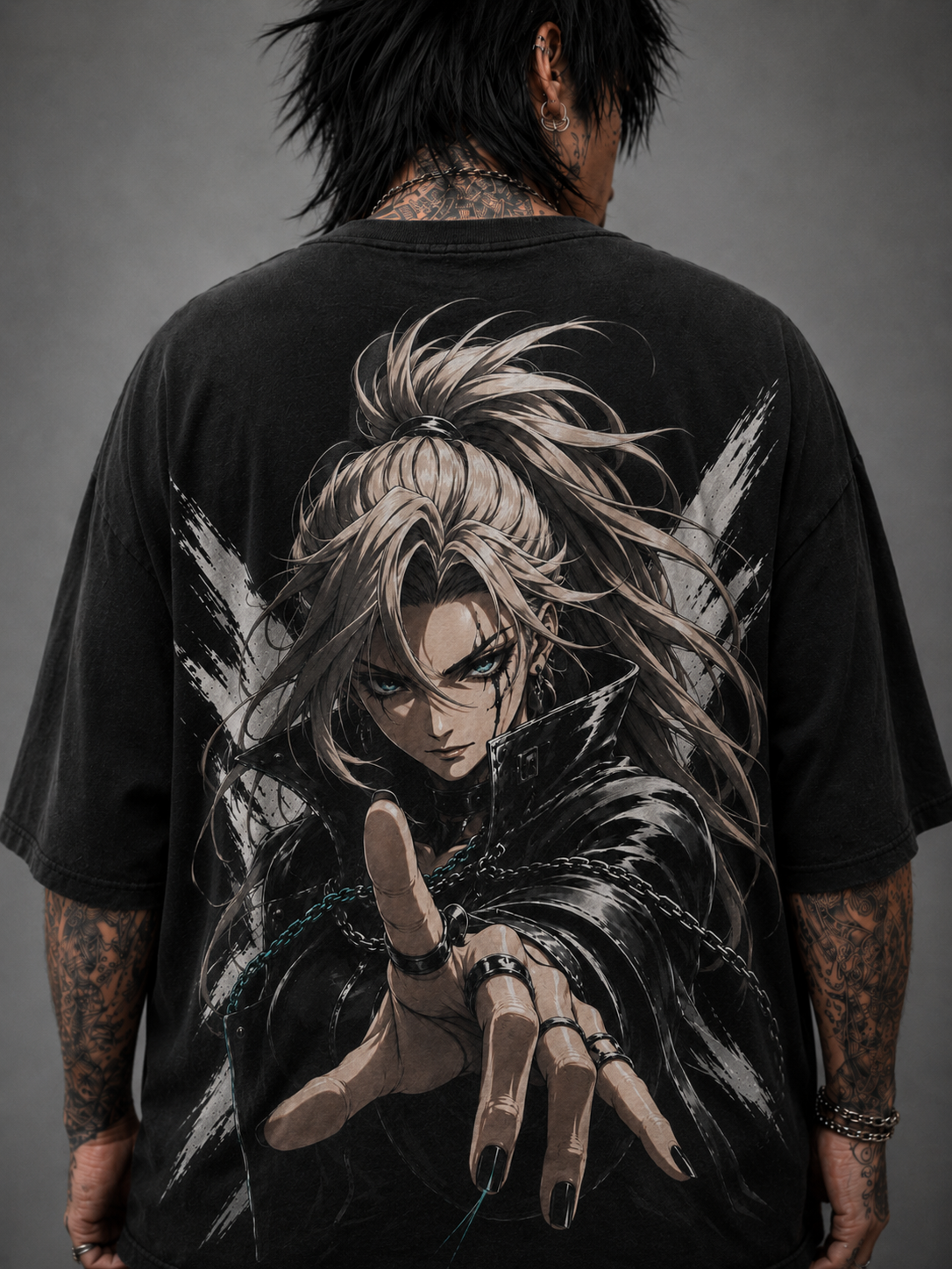 Camiseta Oversized Noir Queen Mod.2