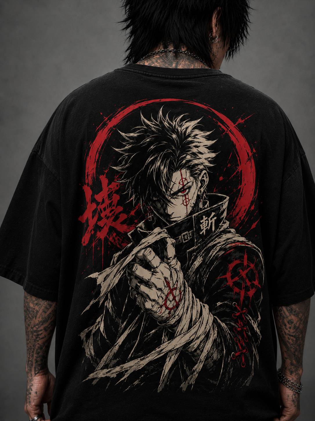 Camiseta Oversized Crimson Vow