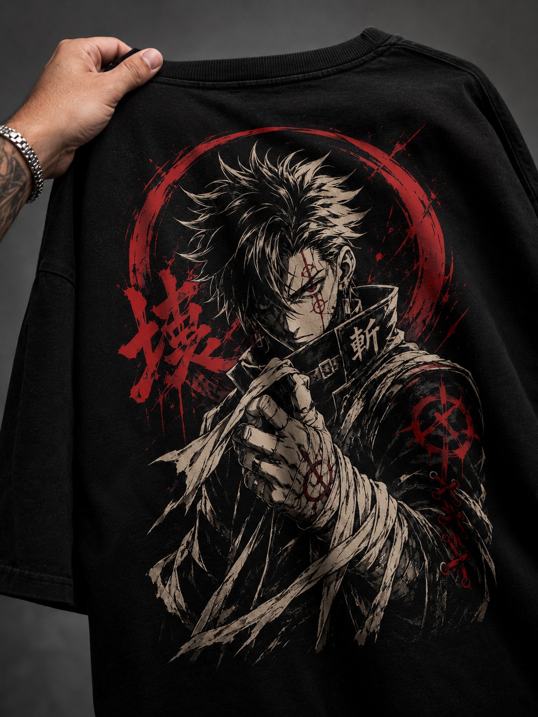 Camiseta Oversized Crimson Vow