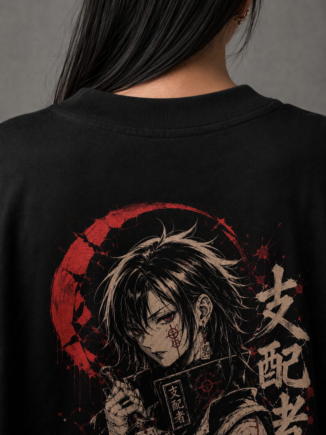 Camiseta Oversized Blood Seal
