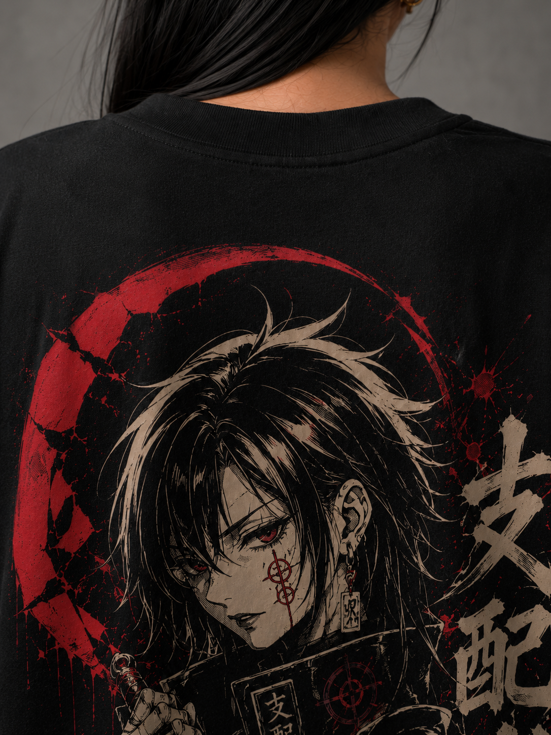 Camiseta Oversized Blood Seal