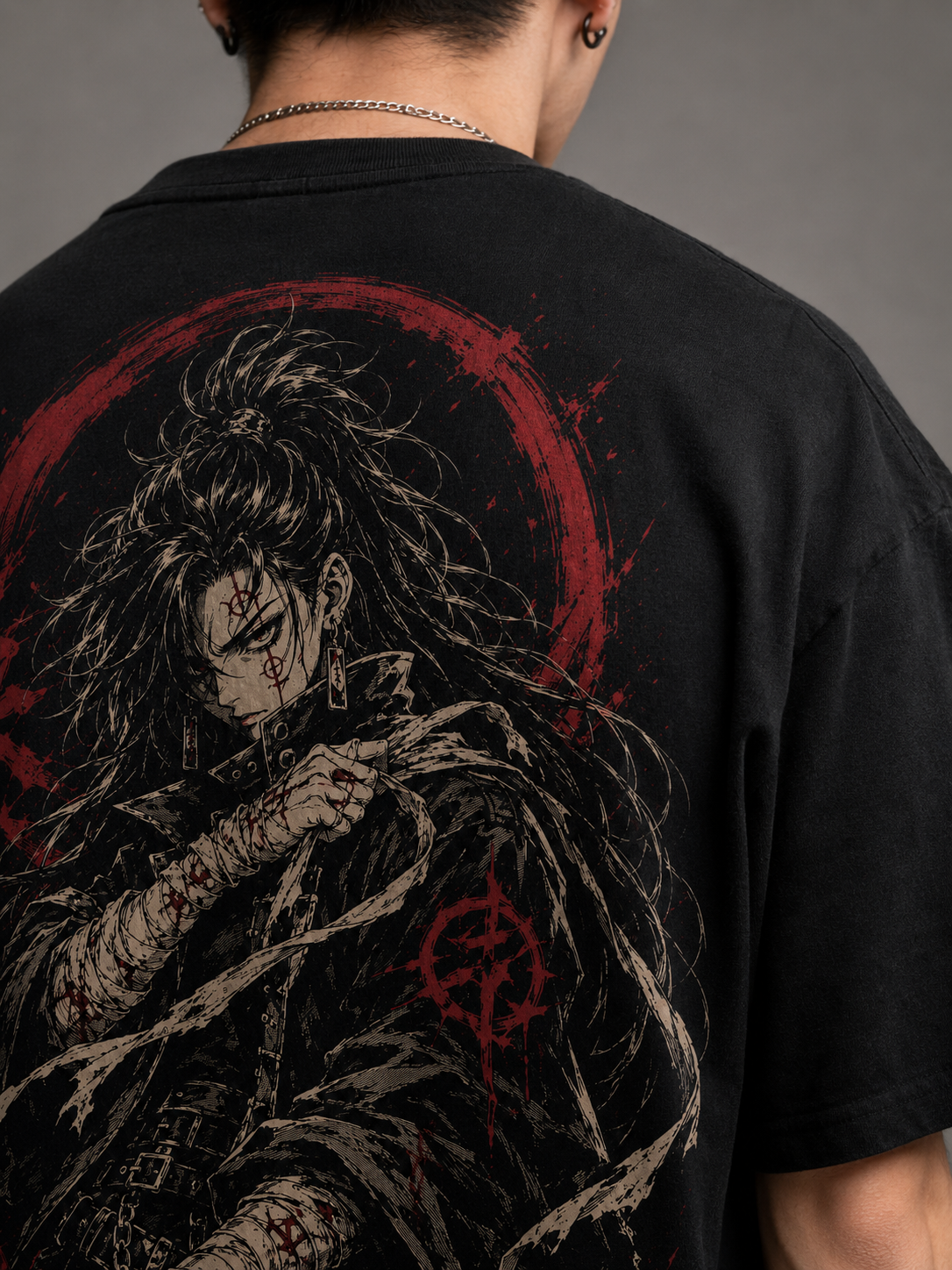 Camiseta Oversized Nisshoku no Yaiba