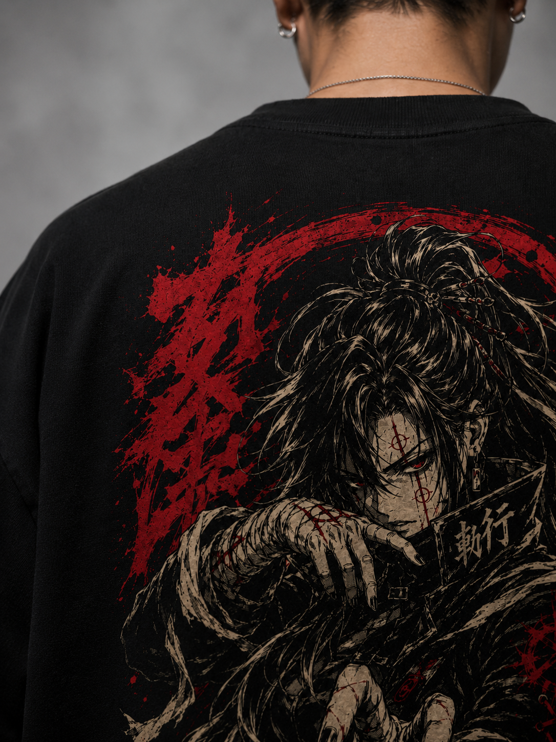 Camiseta Oversized Noroi no Zan