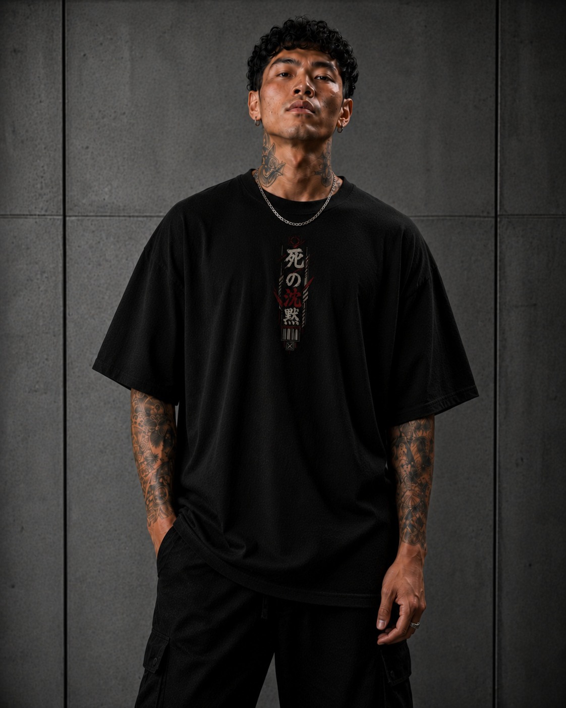 Camiseta Oversized Dead Silence