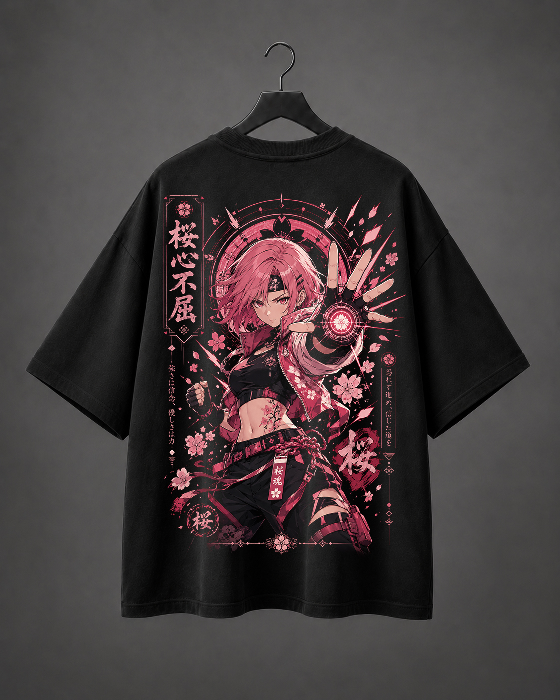 Camiseta Oversized Sakura Core