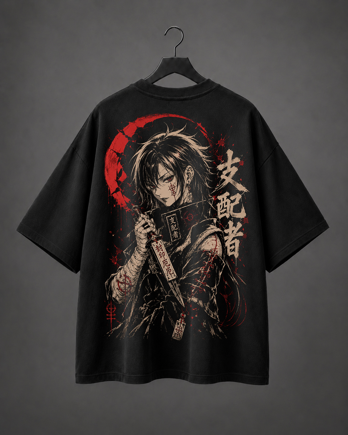 Camiseta Oversized Blood Seal