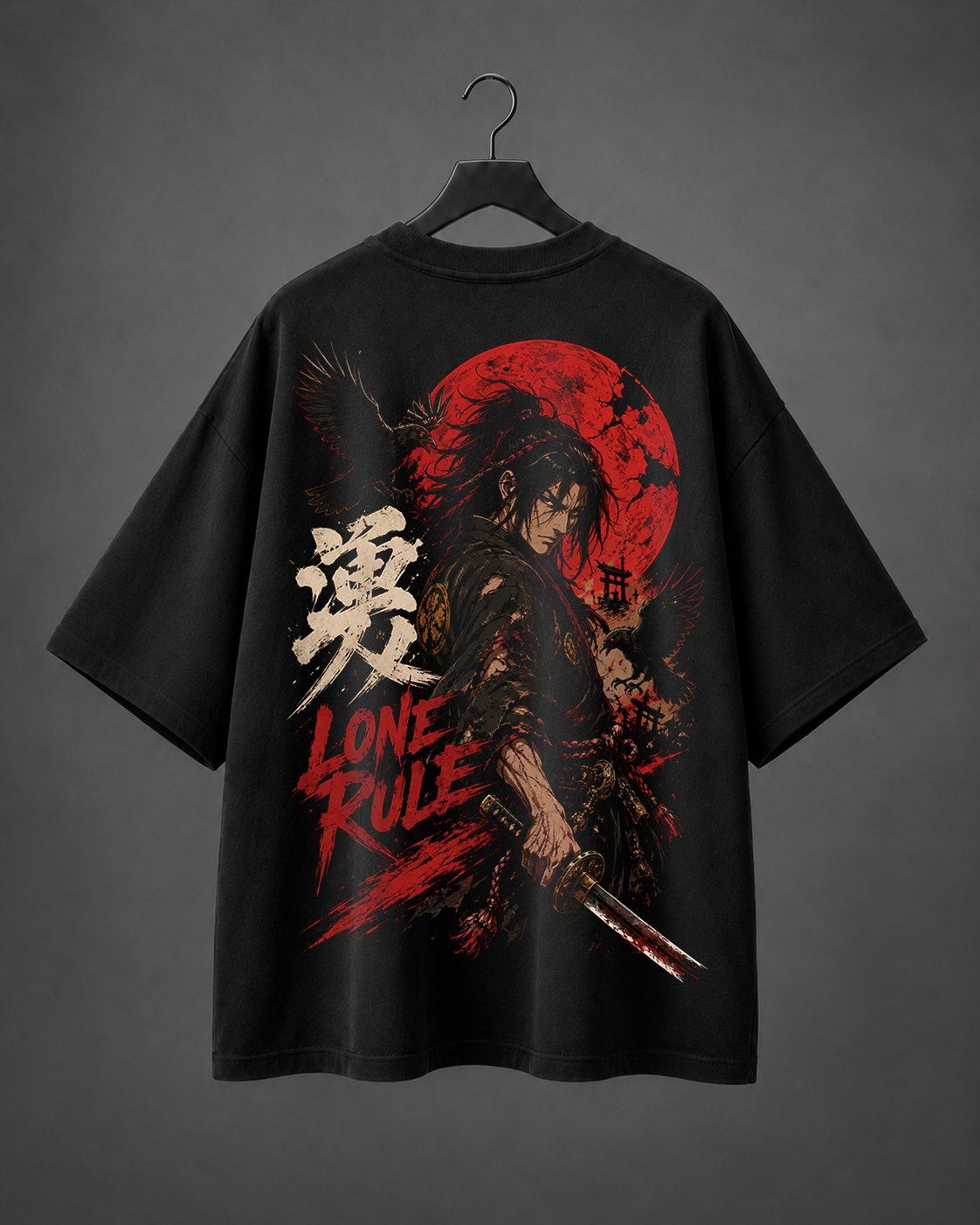 Camiseta Oversized Lone Rule