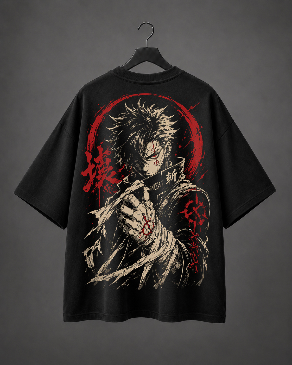 Camiseta Oversized Crimson Vow