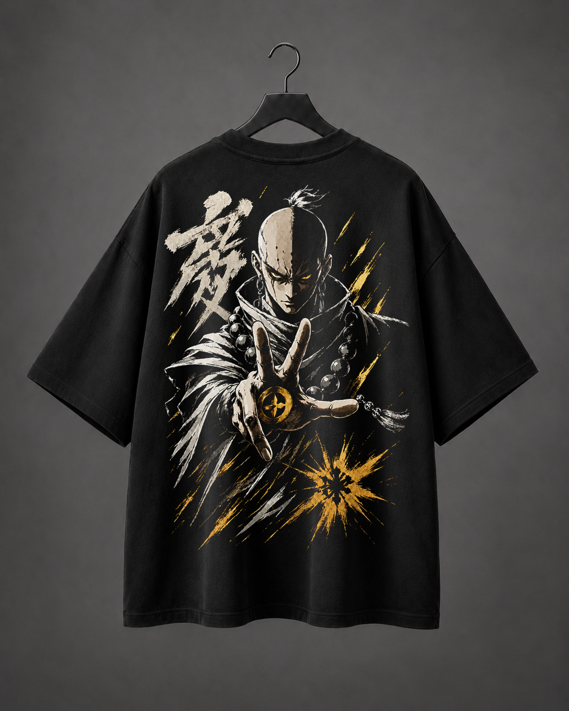 Camiseta Oversized Golden Monk
