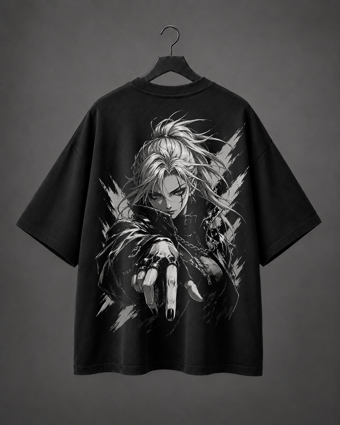 Camiseta Oversized Noir Queen