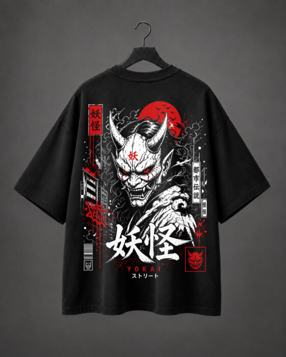 Camiseta Oversizes Yokai Street Tee