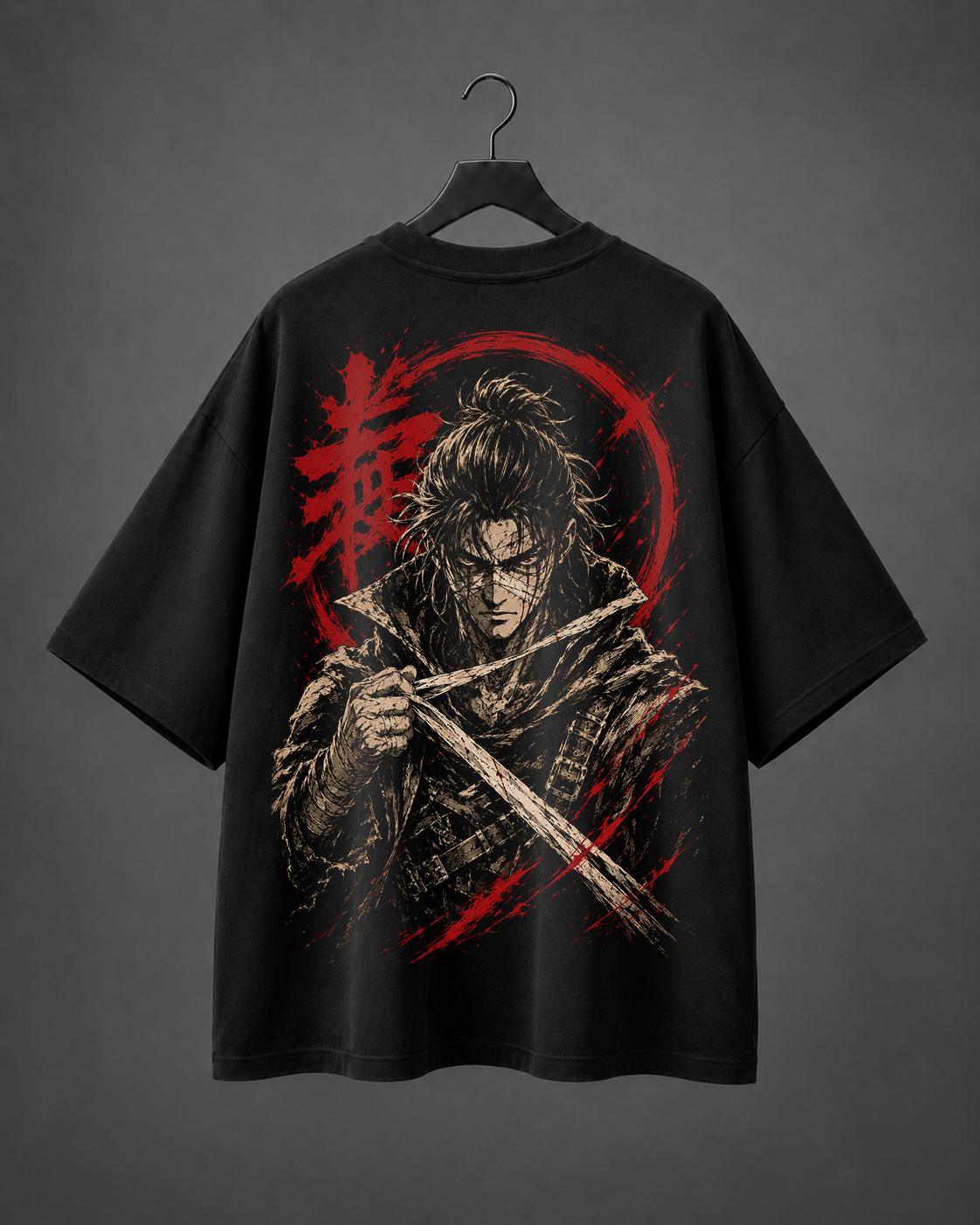 Camiseta Oversized Blood Ronin