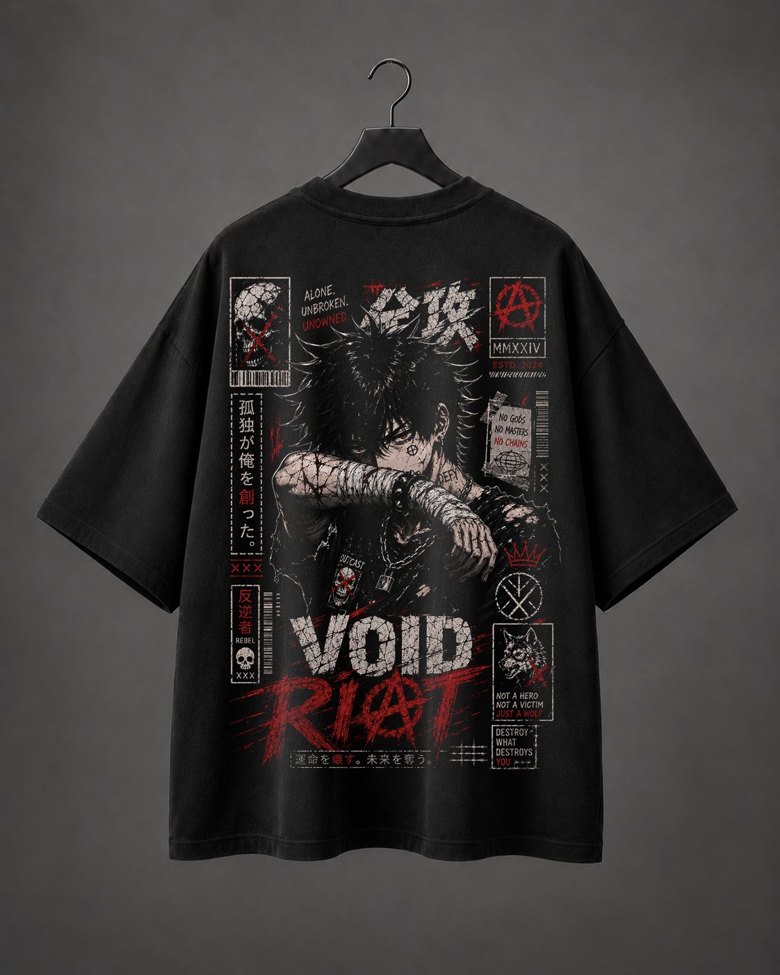 Camiseta Oversized Void Riot