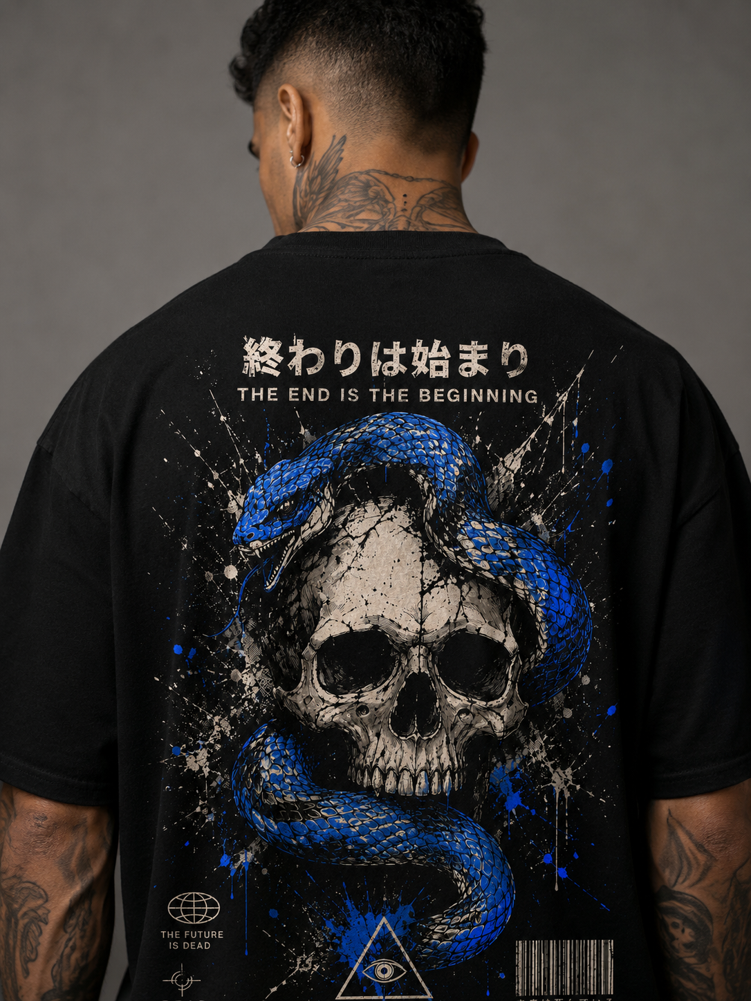 Camiseta Oversized Owari Serpent