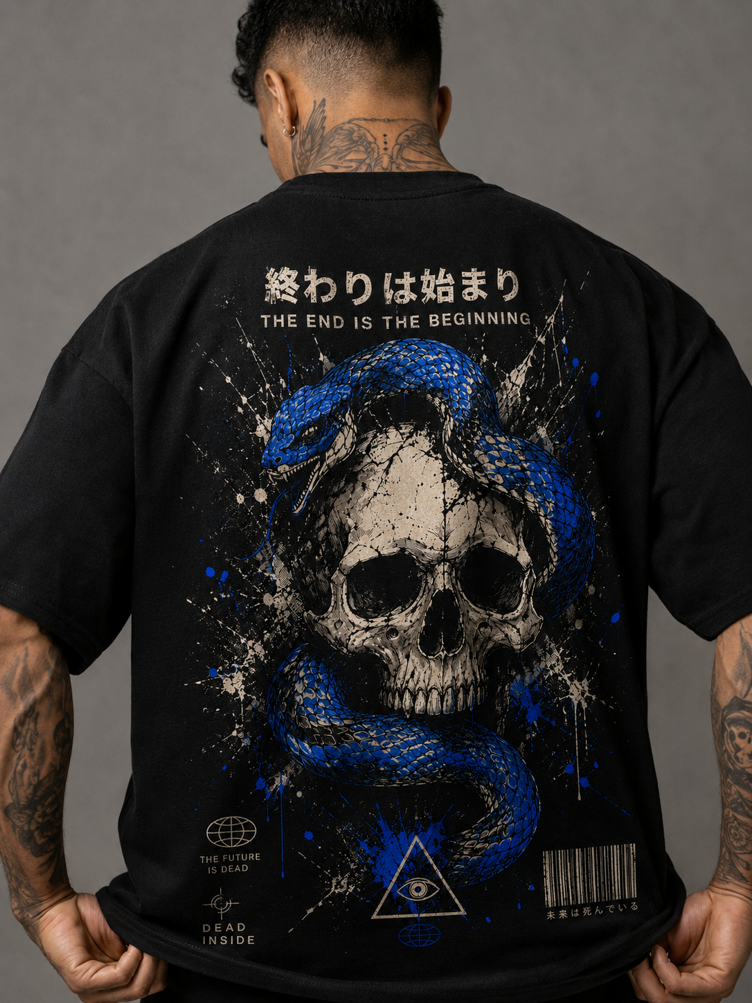 Camiseta Oversized Owari Serpent