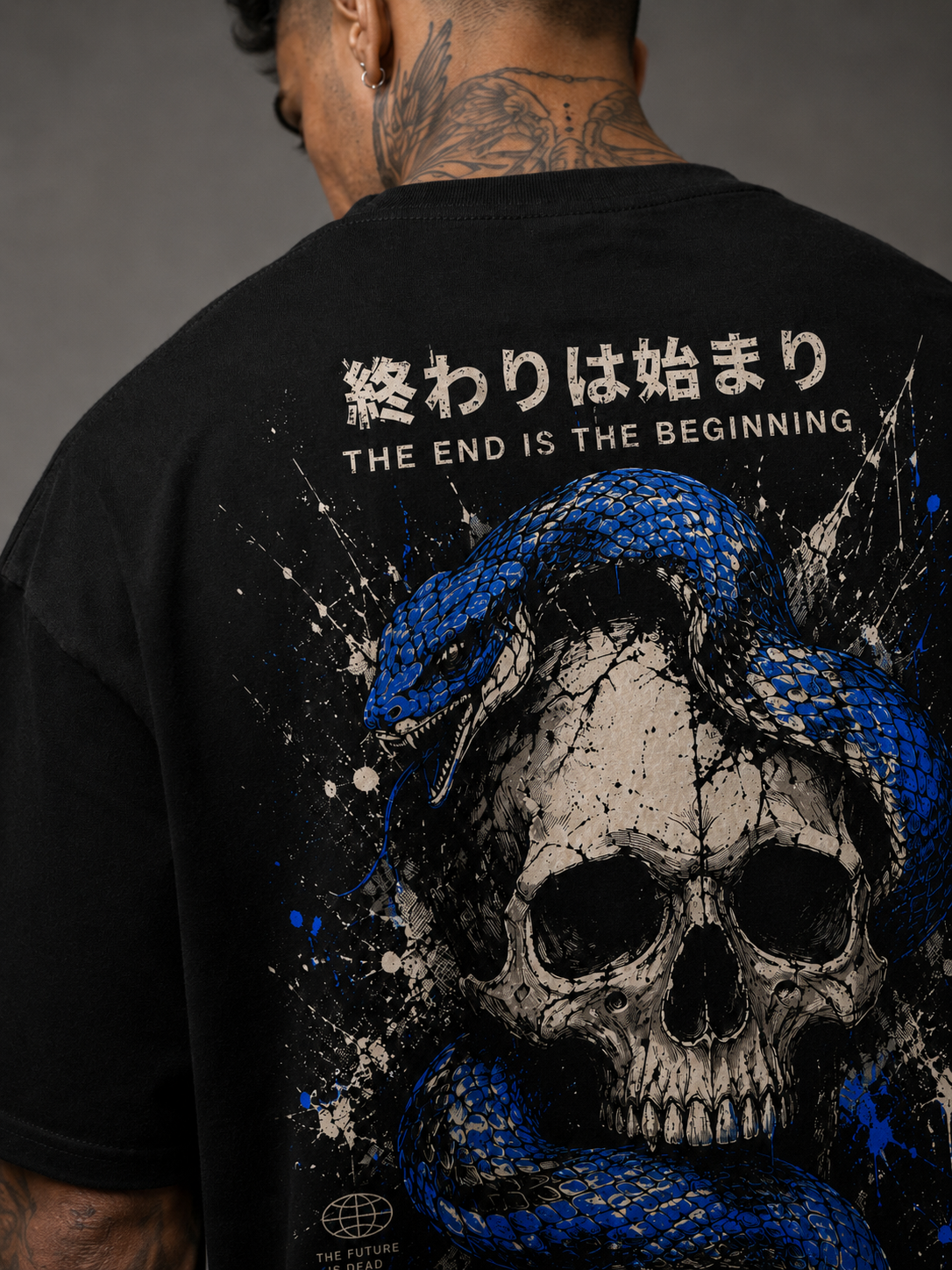 Camiseta Oversized Owari Serpent