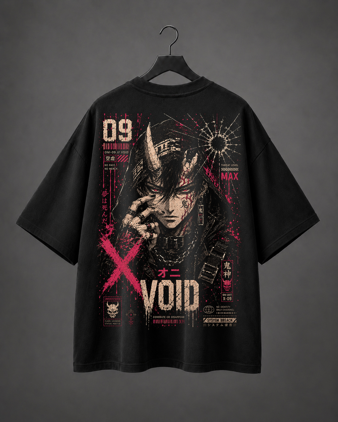Camiseta Oversized Oni Void 09