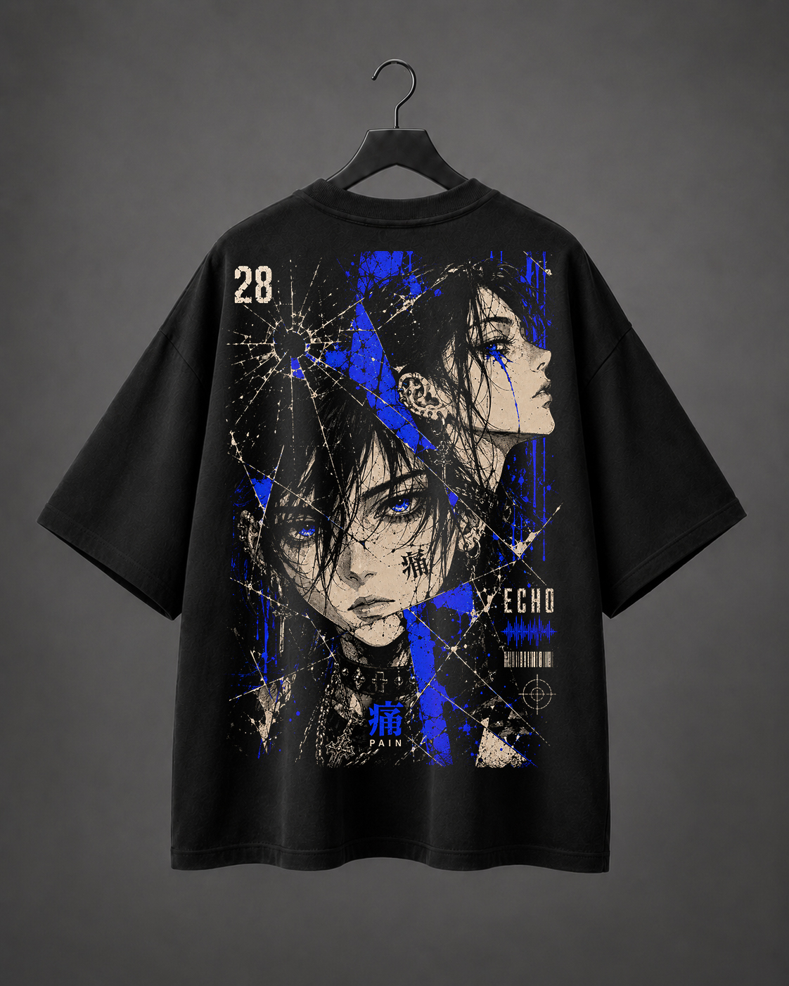 Camiseta Oversized Echo Pain