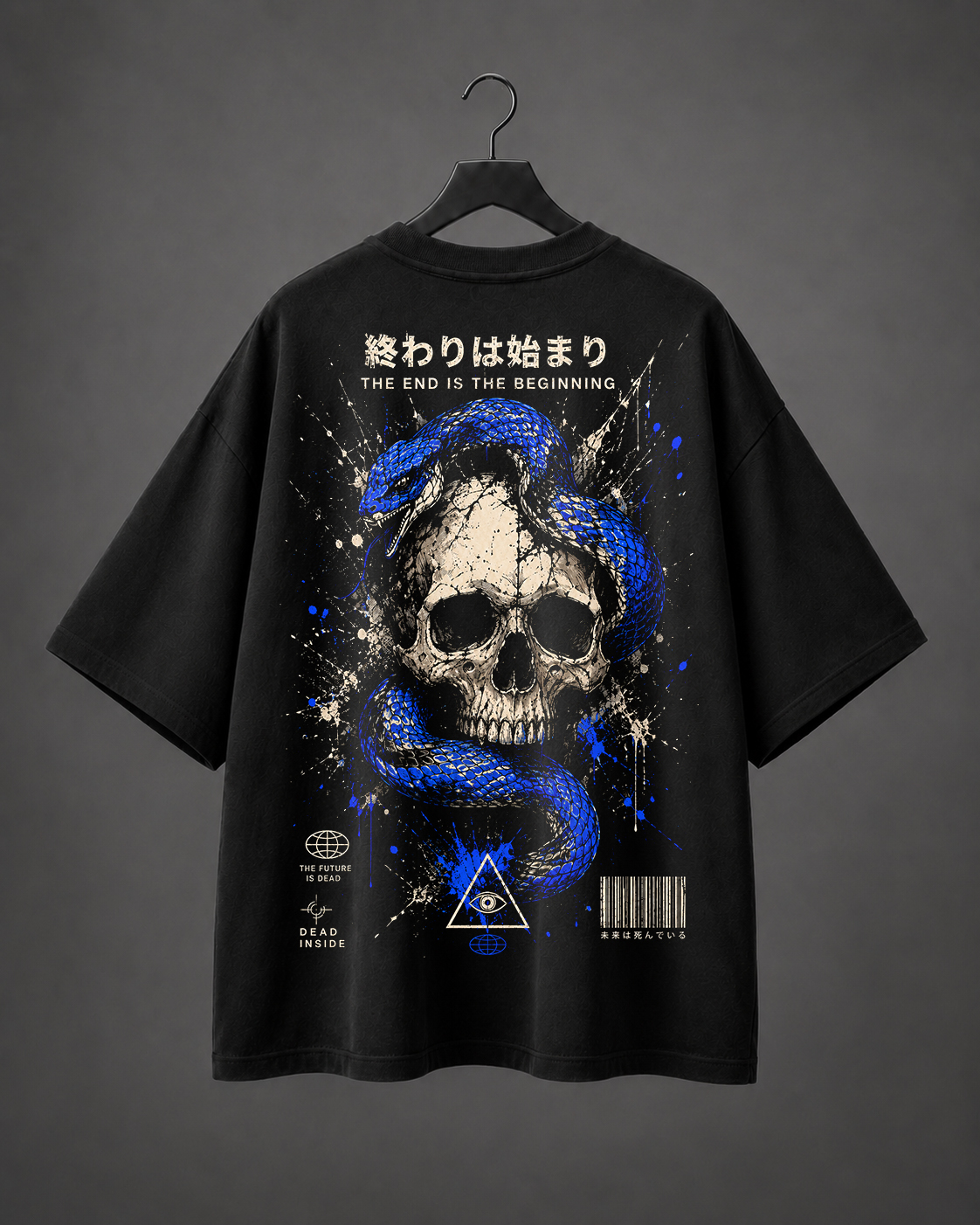 Camiseta Oversized Owari Serpent