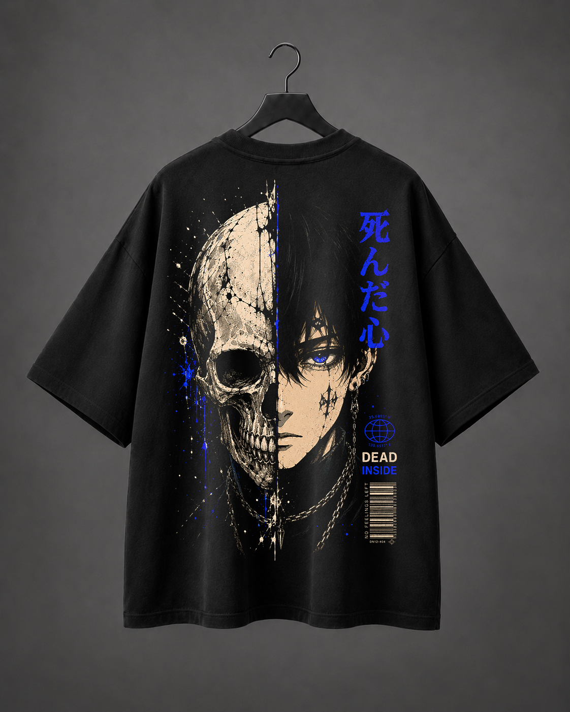 Camiseta Oversized Dead Inside