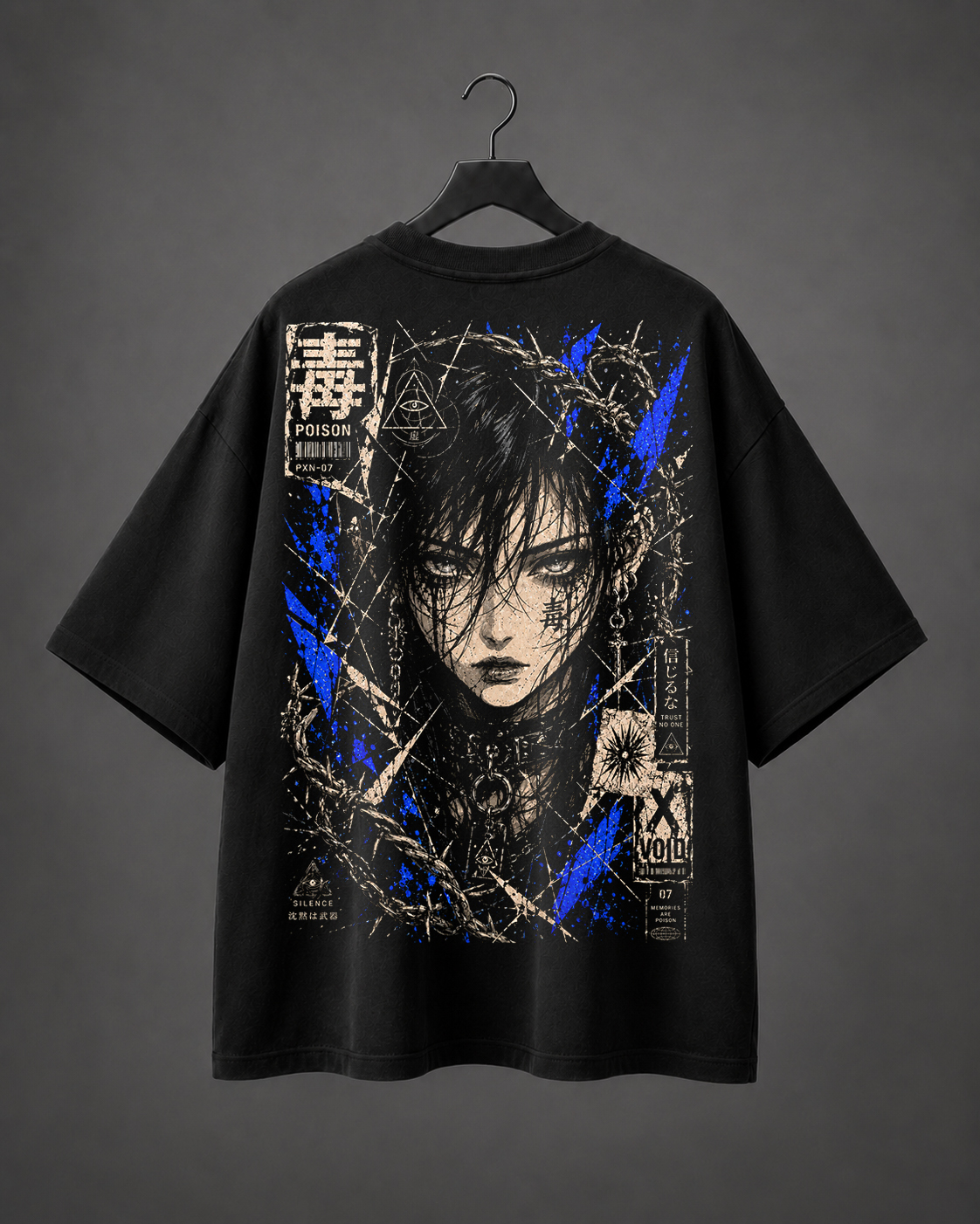 Camiseta Oversized Poison Silence