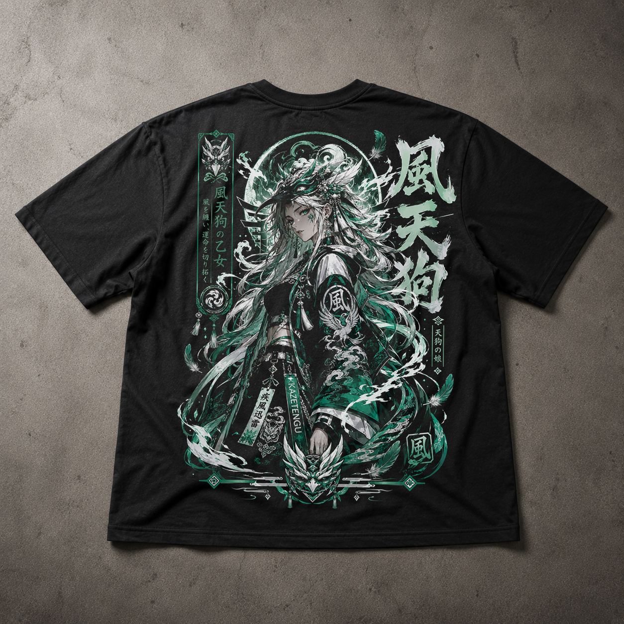 Camiseta Oversized Kaze Tengu