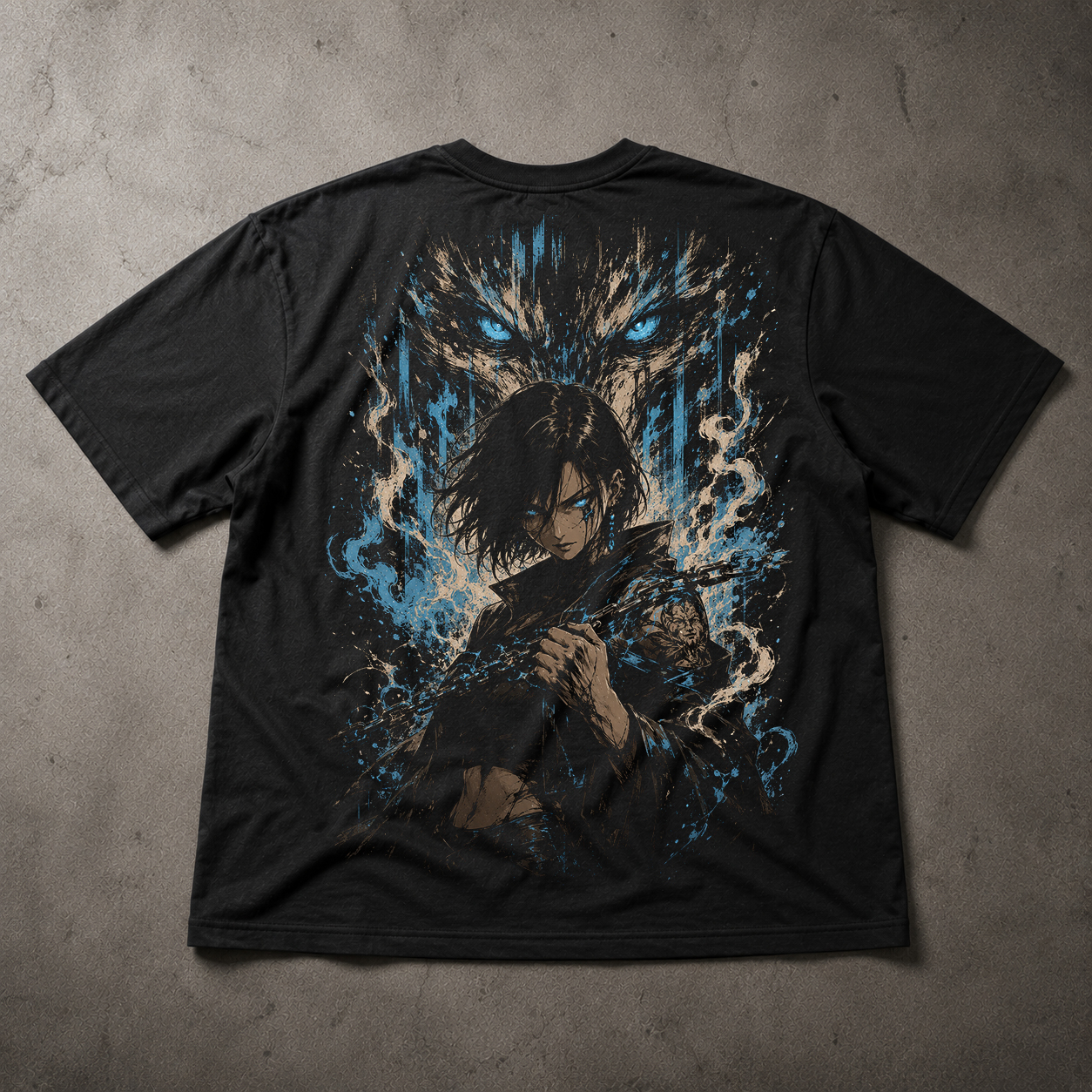 Camiseta Oversized Blue Beast