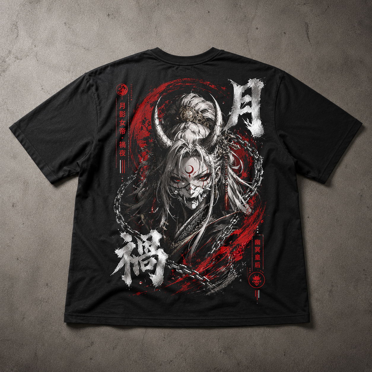 Camiseta Oversized Tsuki Oni