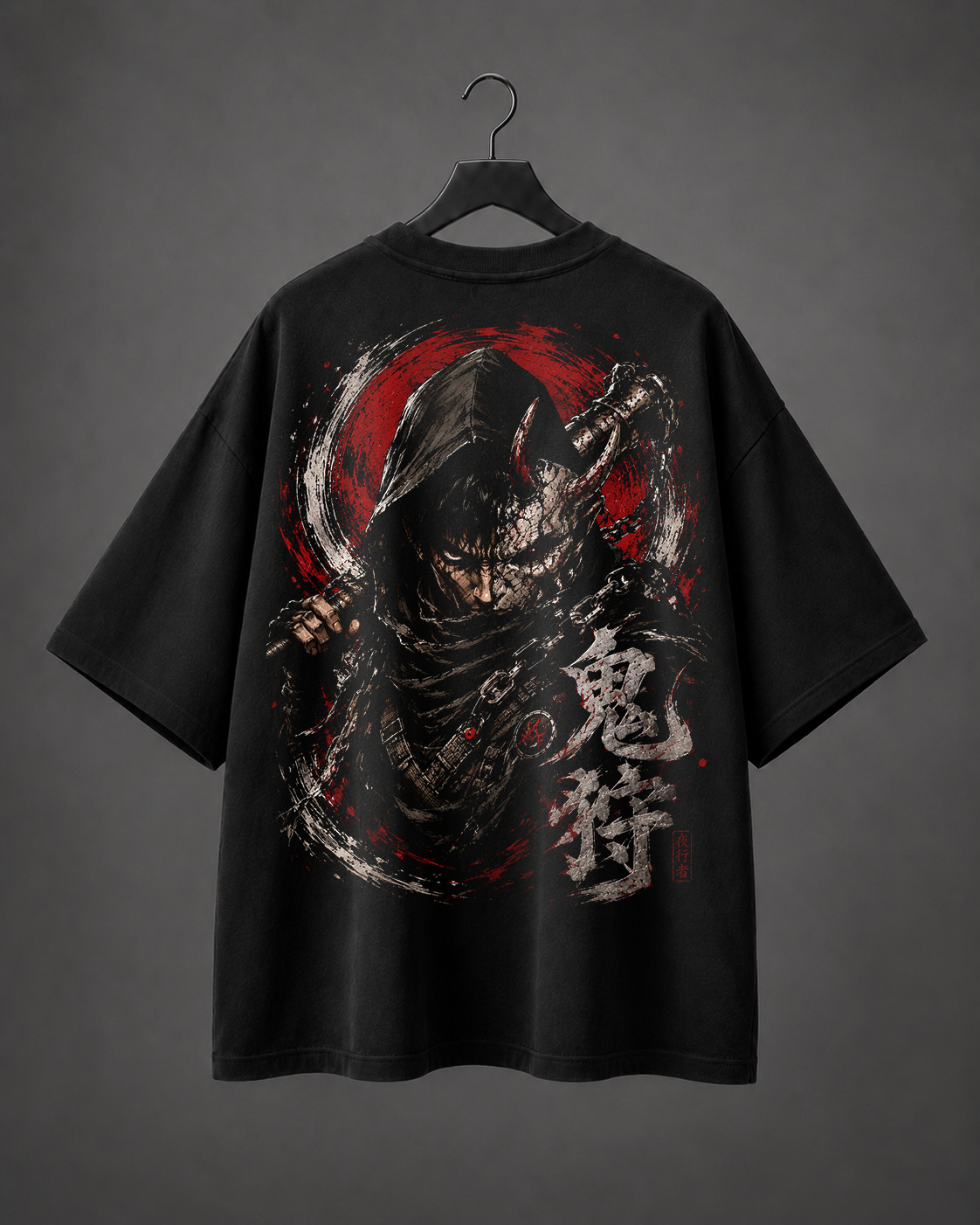 Camiseta Oversized Oni Hunter