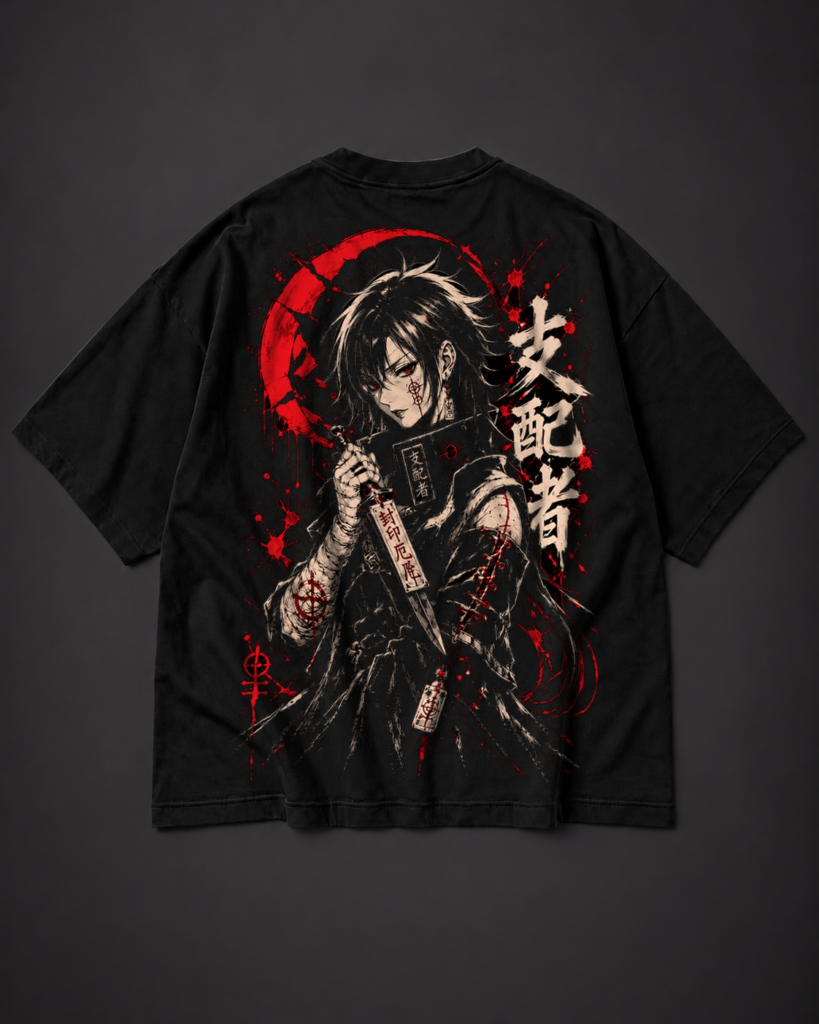 Camiseta Oversized Blood Seal