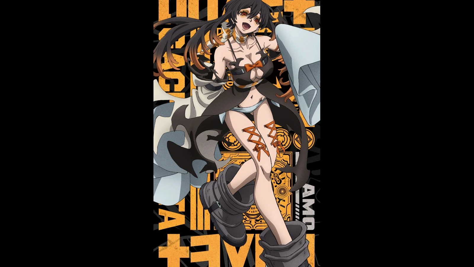 Amo wearing boots marked with the same emblem as Rudo’s gloves