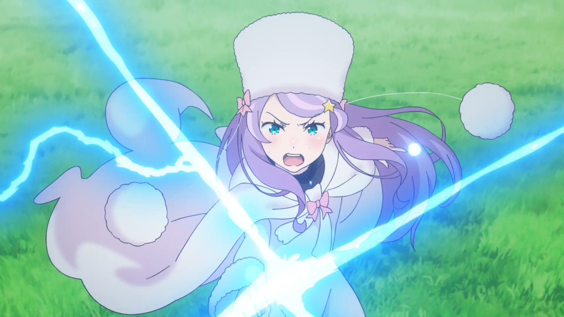 Anastasia usando Jiwald durante a batalha do episódio 72