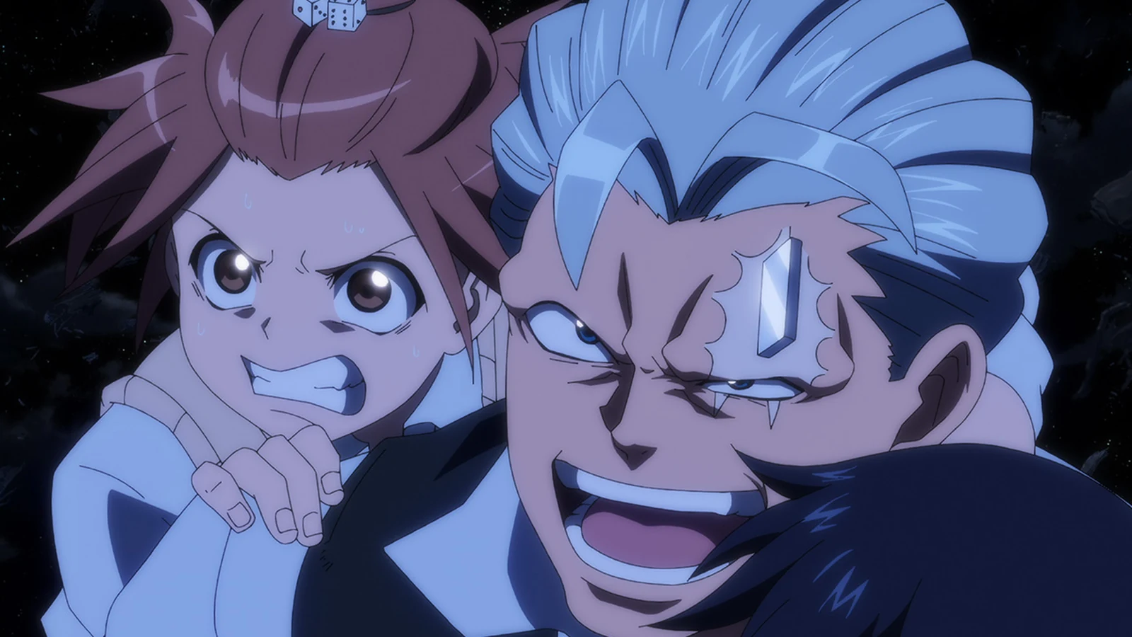 Andy luta ao lado de Fuuko durante o confronto contra Rip