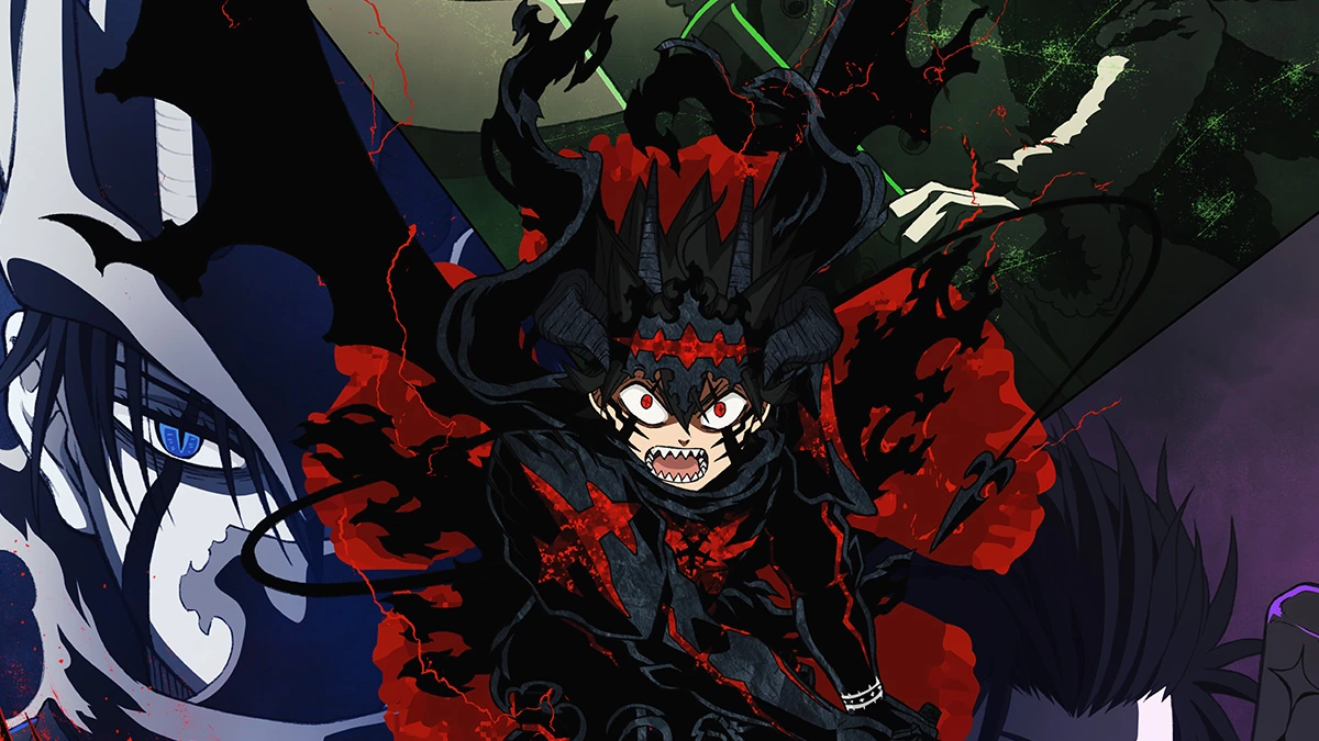 Asta em União Demoníaca no visual oficial da segunda temporada de Black Clover
