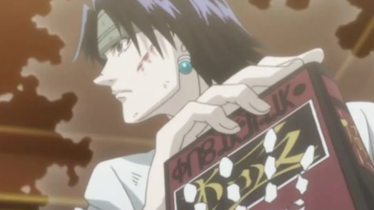 Chrollo durante o arco de Yorknew em Hunter x Hunter