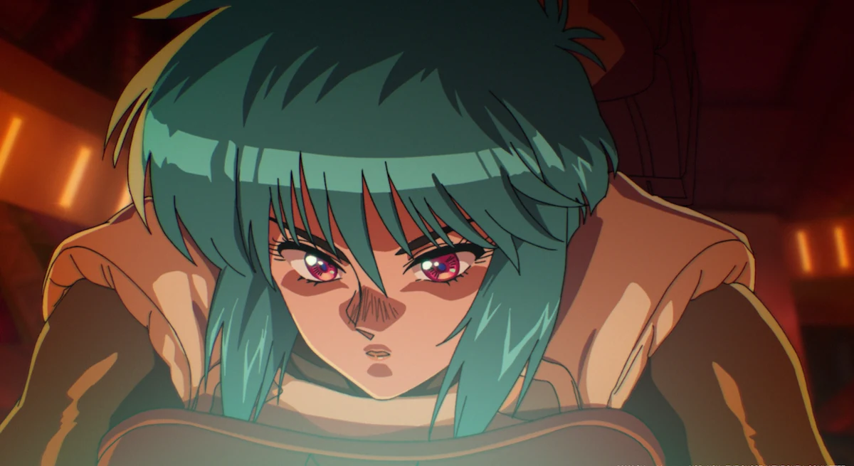 Close de Motoko Kusanagi na série Ghost in the Shell de 2026