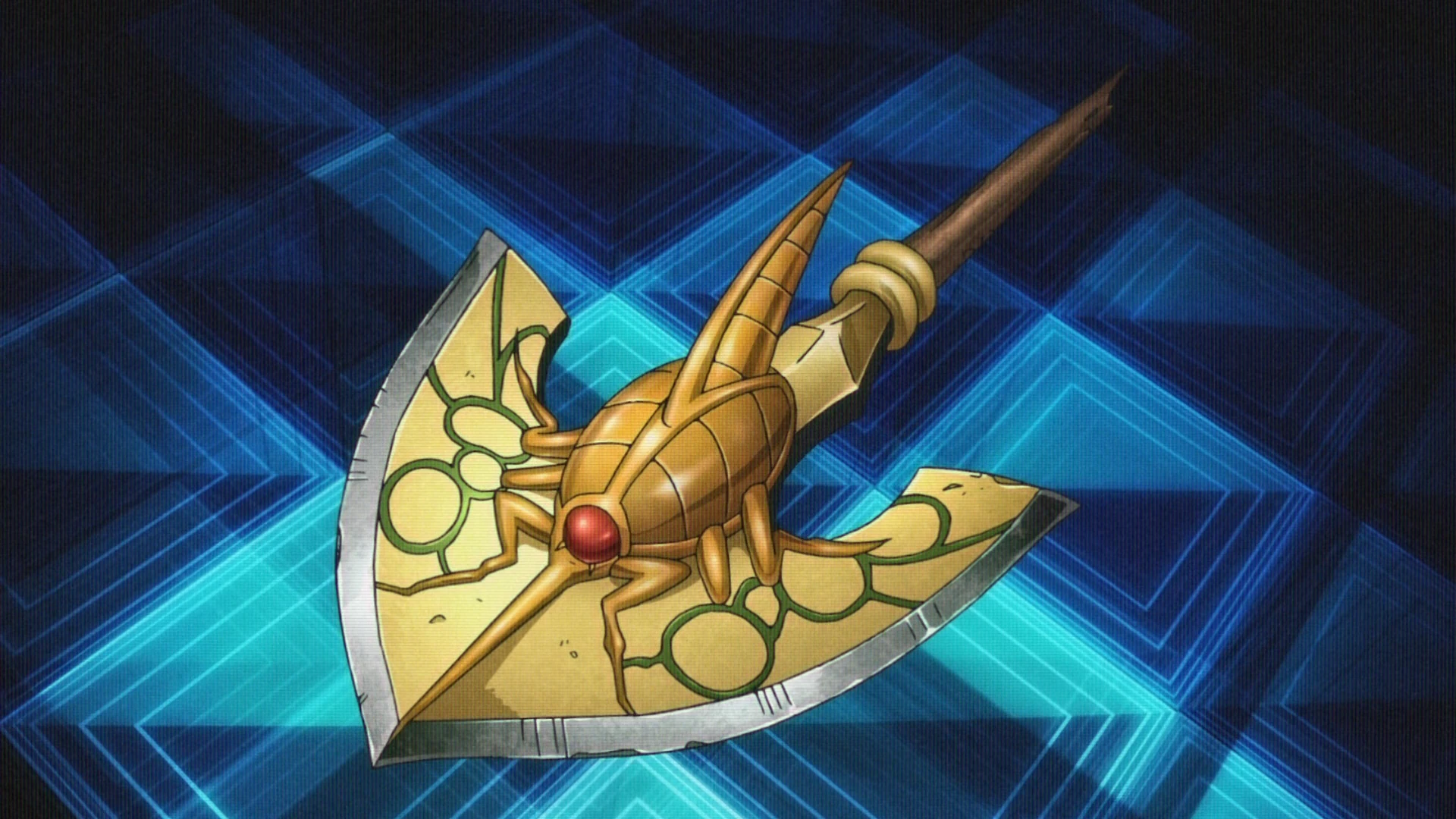 Flecha de Stand com desenho de besouro em JoJo's Bizarre Adventure