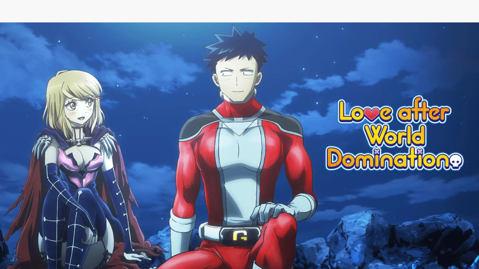 Fudo e Desumi, de Love After World Domination, representando um romance secreto