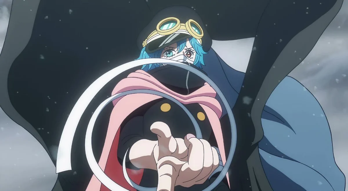 Gunko usando sua habilidade durante o confronto com Loki em Elbaf