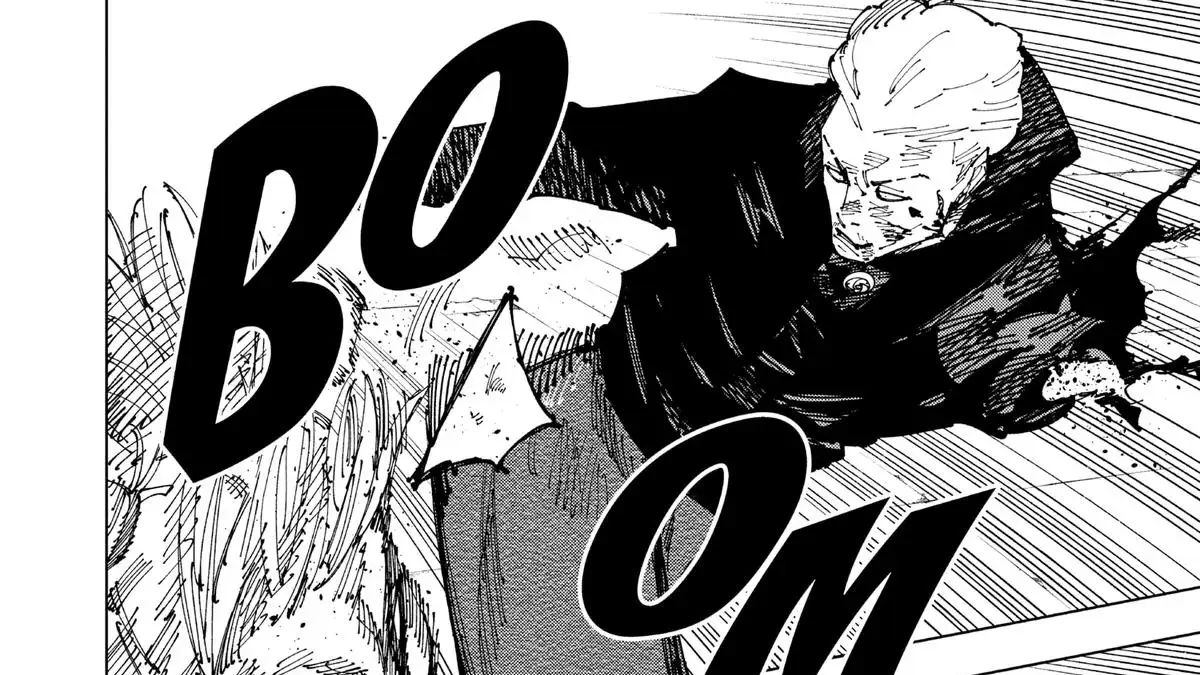 Hakari continua lutando após sofrer dano grave contra Kashimo